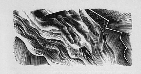 Hand of the Creator, Creature. Woodcut by Lynd Ward (1934)