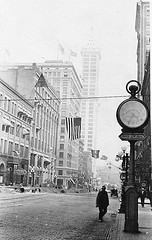 Second and Columbia in Seattle, c. July 1914