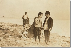 Boys Picking Over Garbage, Boston 1909